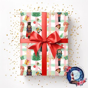 Nutcracker. Paper design. Christmas pattern.