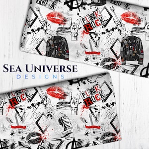 Punk rock. 2 versions inclus. Design numérique.