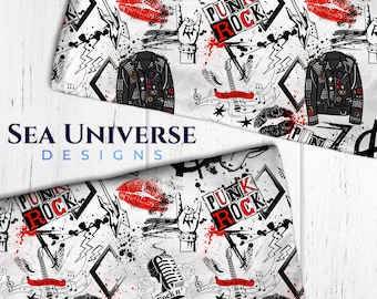 Punk rock. 2 versions inclus. Design numérique.