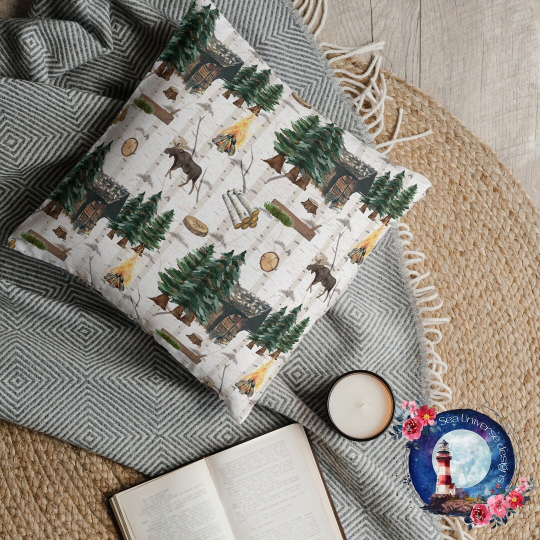 Log Pattern Wrapping Paper Log Cabin. Seamless Pattern. Digital Paper. - Etsy