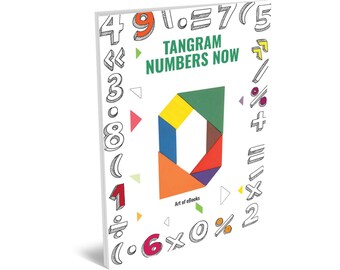 Tangram numbers eBook, Tangram numbers, numbers tangram, Tangram with numbers, Tangram Children's eBooks