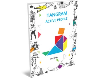 Tangram eBook, Tangram Active People, Tangram People, Tangrams, Tangram for Children, Tangram Fun, Tangram, Tangram eBooks, Tangram Lernen