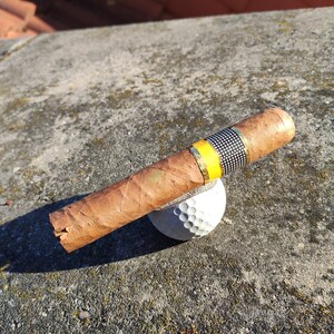 Cigar tray Golf ball concrete grey I Cigar holder I Golf Ball I Golf Cigar Bank I Cigar MyGolfBlog image 2