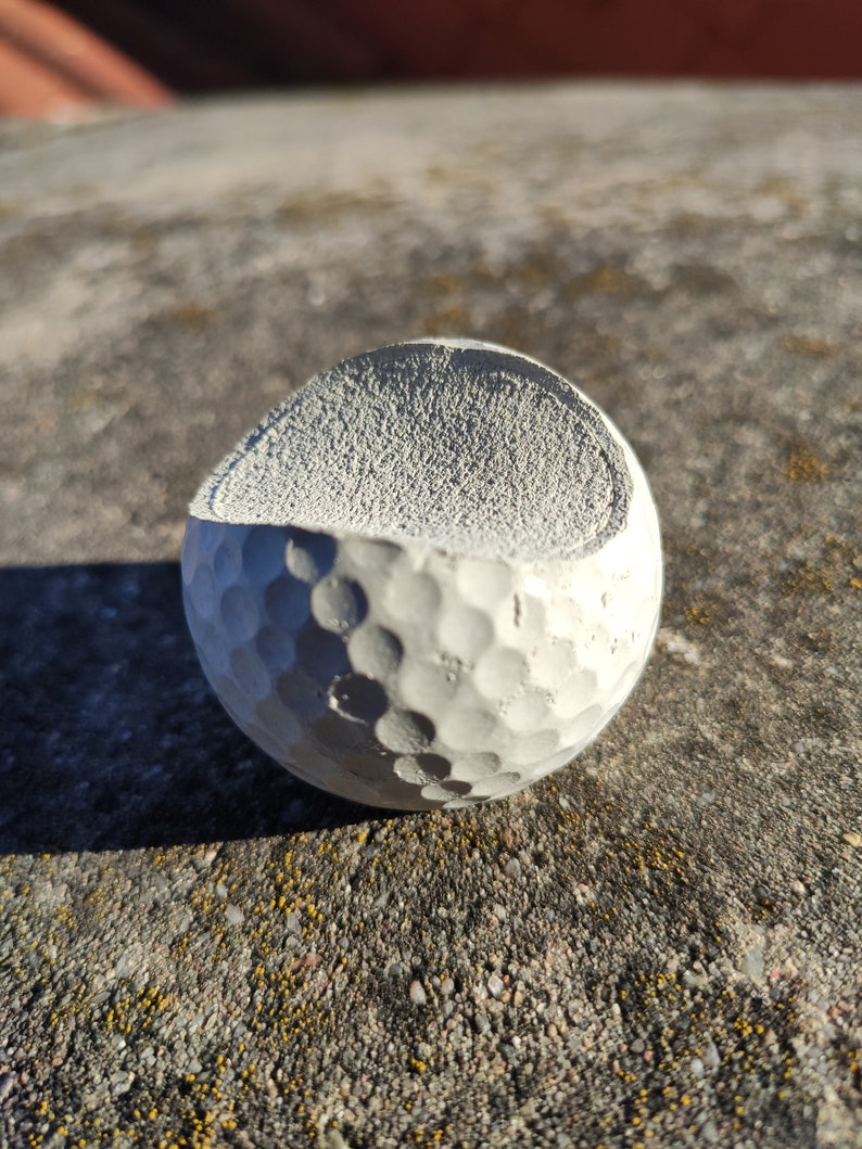 Cigar tray Golf ball concrete grey I Cigar holder I Golf Ball I Golf Cigar Bank I Cigar MyGolfBlog image 8