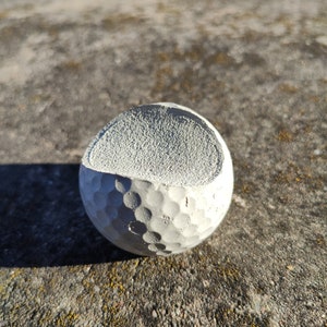 Cigar tray Golf ball concrete grey I Cigar holder I Golf Ball I Golf Cigar Bank I Cigar MyGolfBlog image 3