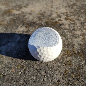 Cigar tray Golf ball concrete grey I Cigar holder I Golf Ball I Golf Cigar Bank I Cigar MyGolfBlog image 7