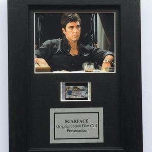 Scarface original mini 35mm filmcell memorabilia with coa
