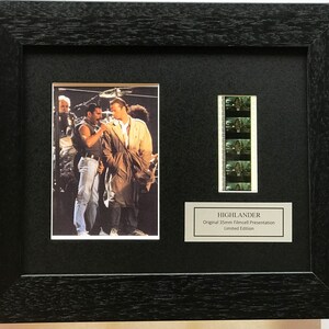 ハイランダー 1986 限定版 オリジナル 35 mm フィルムセル 記念品 COA