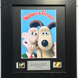 WALLACE & GROMIT Originele 35 mm filmcelmemorabilia COA