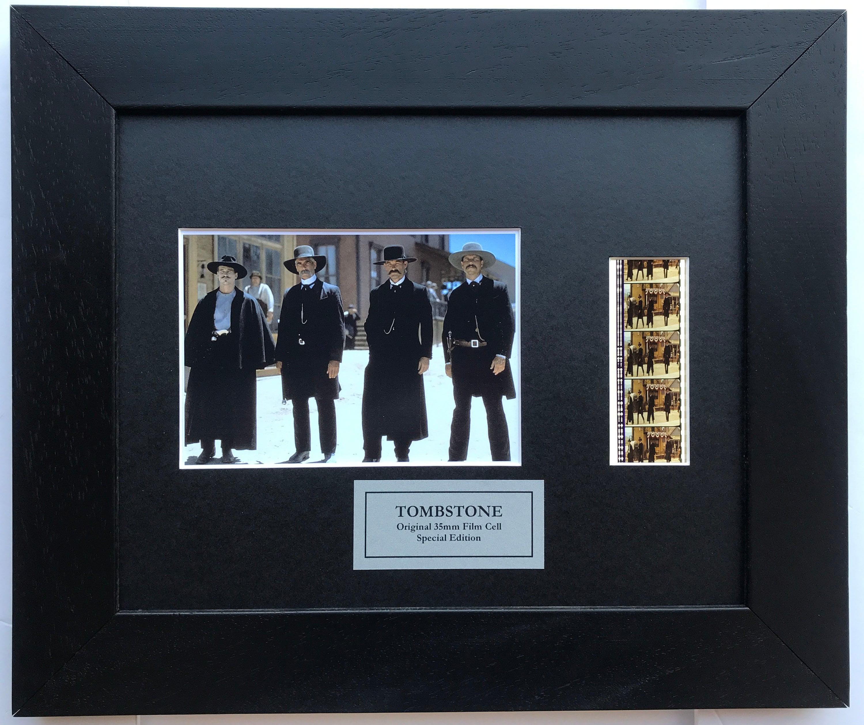 Grabstein original 35 mm Filmzelle Erinnerungsstücke + COA