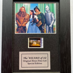 Memorabilia original de la película MINI de 35 mm de El MAGO de OZ de 1939