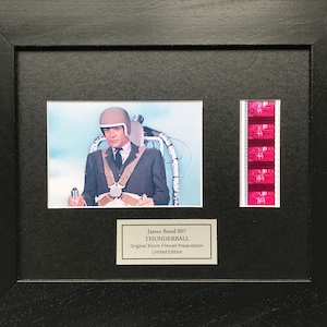 James Bond 007 THUNDERBALL Original Film Cell Memorabilia v3