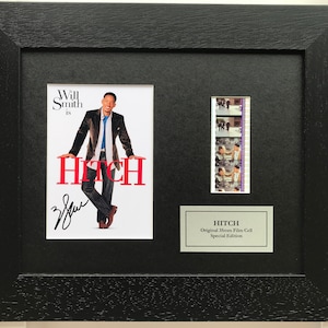 HITCH Will Smith ondertekende herdruk 35 mm filmcelmemorabilia