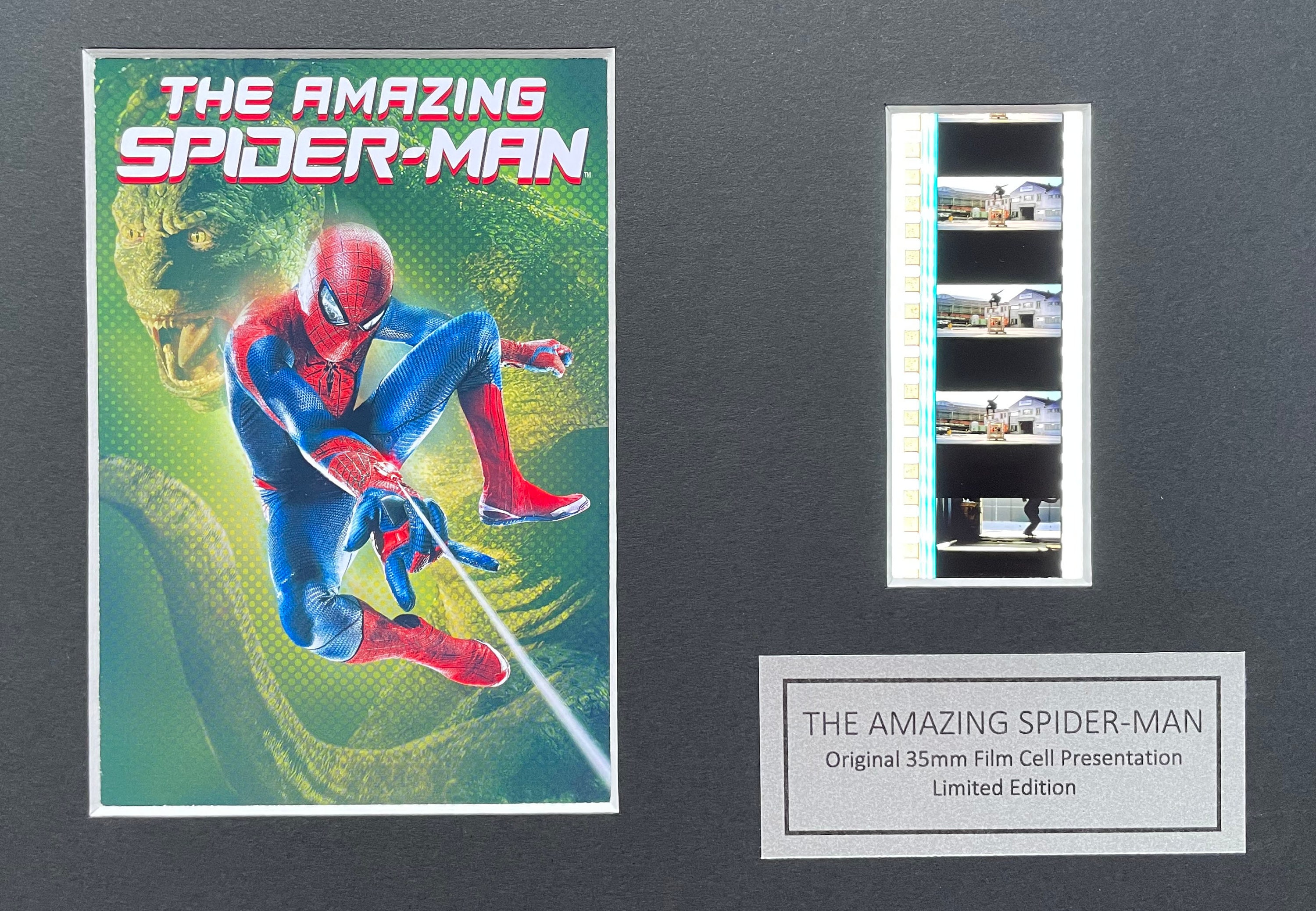 THE AMAZING SPIDERMAN Original 35mm Film Cell Presentation