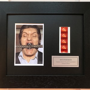 James Bond 007 MOONRAKER Original Film Cell Memorabilia
