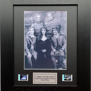 CARRY ON SCREAMING 1966 オリジナル レア 35 mm フィルム セル 記念品