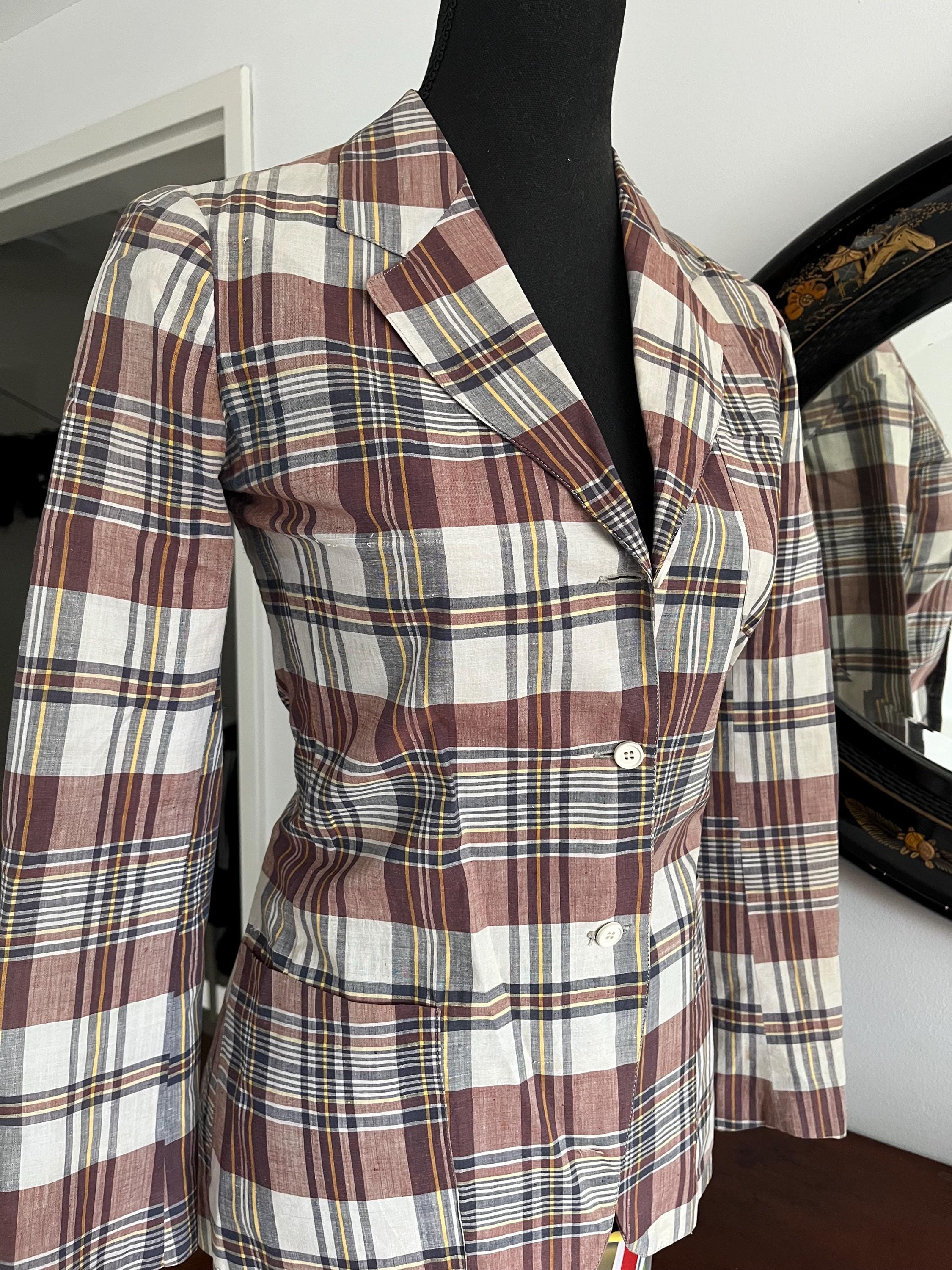 Veste Blazer Femme Cacharel Taille 38 - Occasion En Très Bon état, Couleur Gris, Laine
