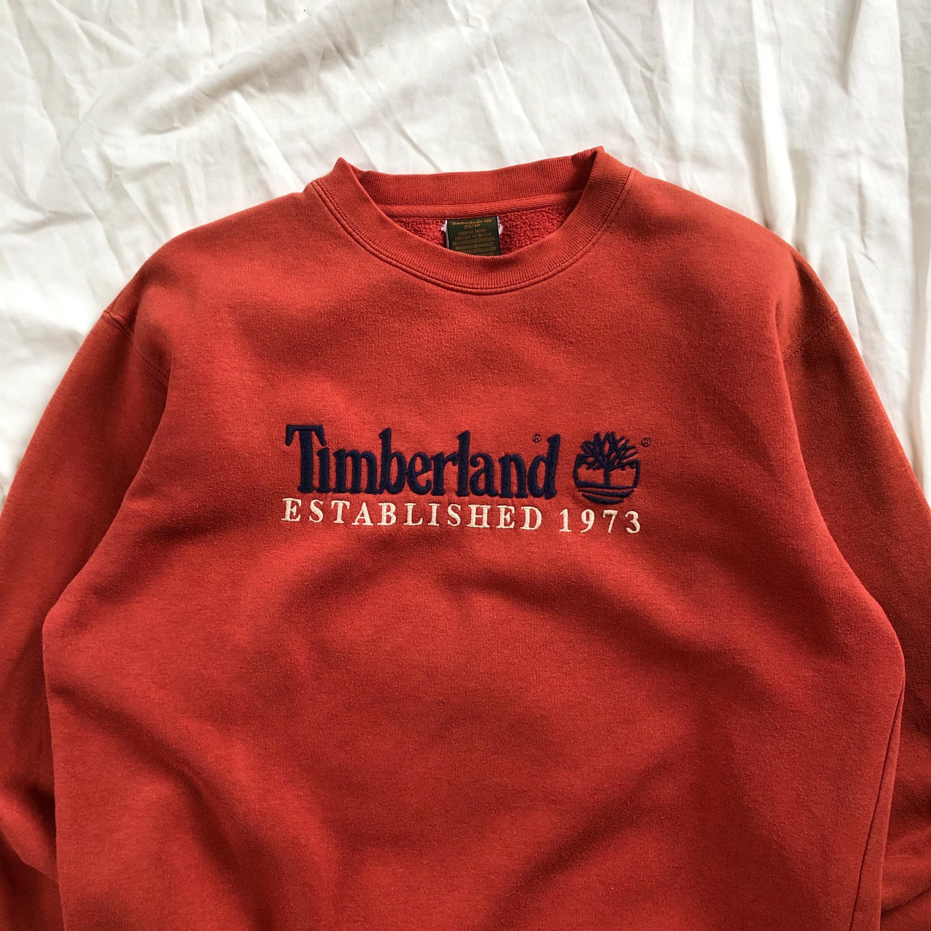【Timberland】 ★ Sweatshirt Crew-neck ★ Men's Timberland Tree Logo Hoodie Vintage Black | Chicago