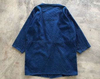 ジャケット・アウター vintage HAl sporting gear fleece design HAI SPORTING GEAR Indigo Hickory Design Jacket #807 - Etsy