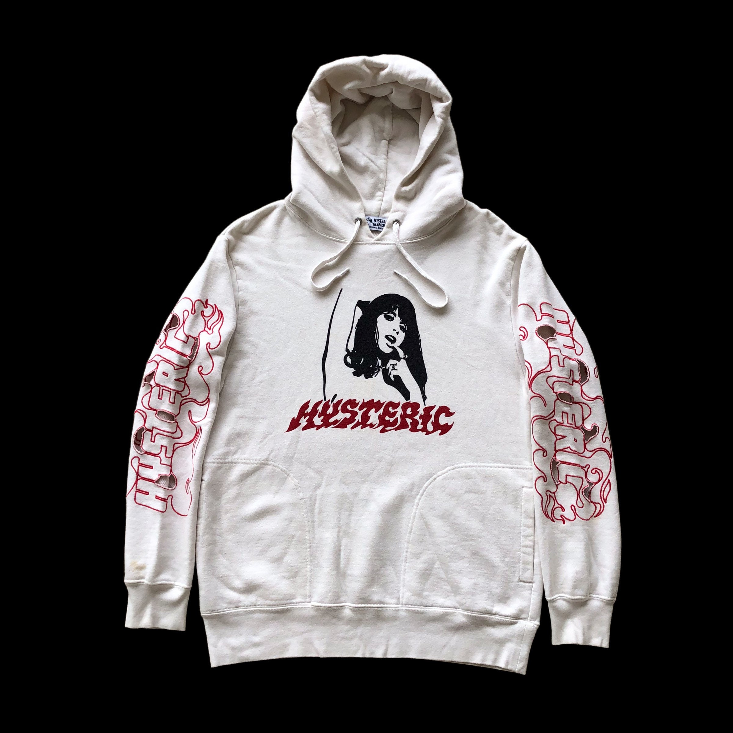 HYSTERIC GLAMOUR Rare Design Hoodie Pullover Sweatshirt #693 HYSTERIC GLAMOUR Rare Design Hoodie Pullover Sweatshirt #693