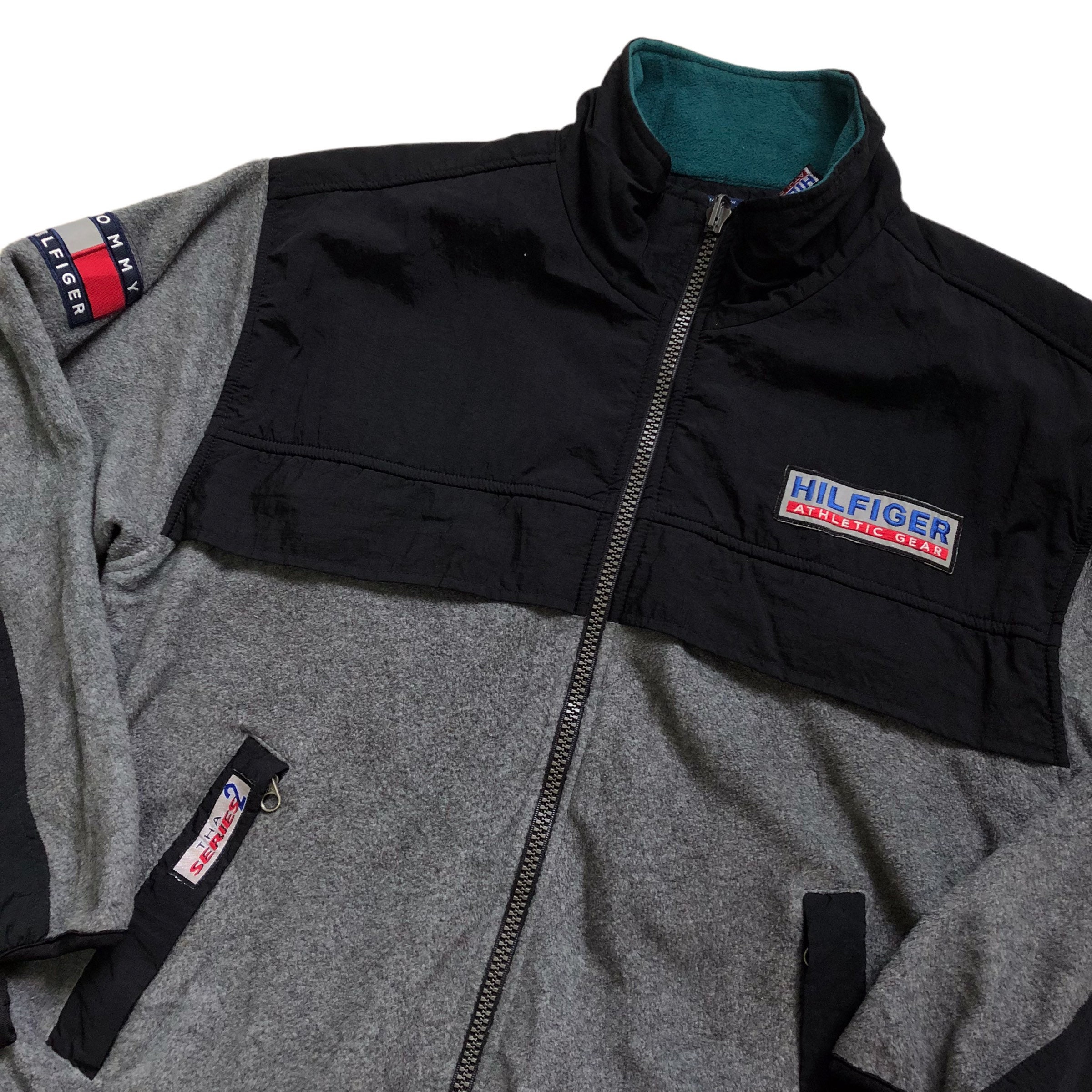 TOMMY HILFIGER Athletic Gear Zipper Fleece Jacket #454 - Etsy TOMMY HILFIGER Athletic Gear Zipper Fleece Jacket #454 - Etsy