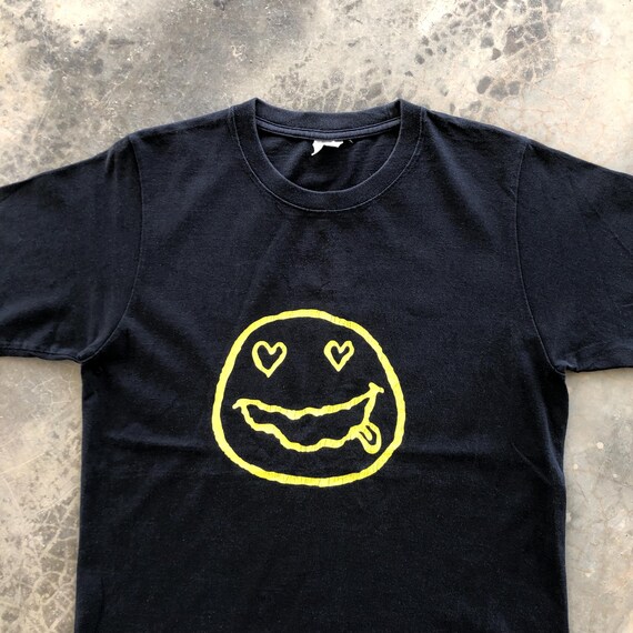 Number (n)ine X Nirvana Smile Face Logo T-shirt #1388 - Etsy