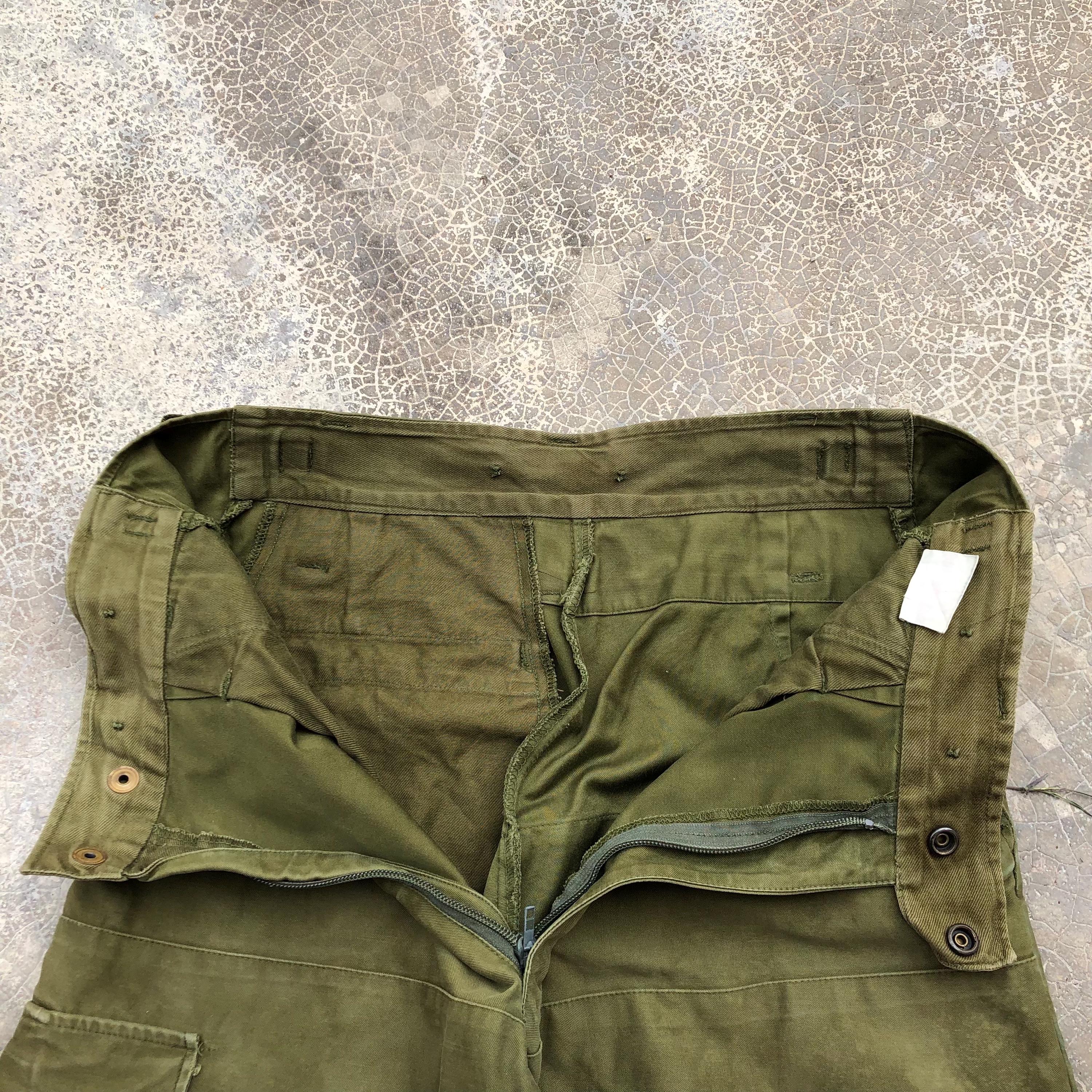 US ARMY M51 field pants(ス) VINTAGE US ARMY FIELD TROUSERS PANTS M51 1952 KOREAN WAR