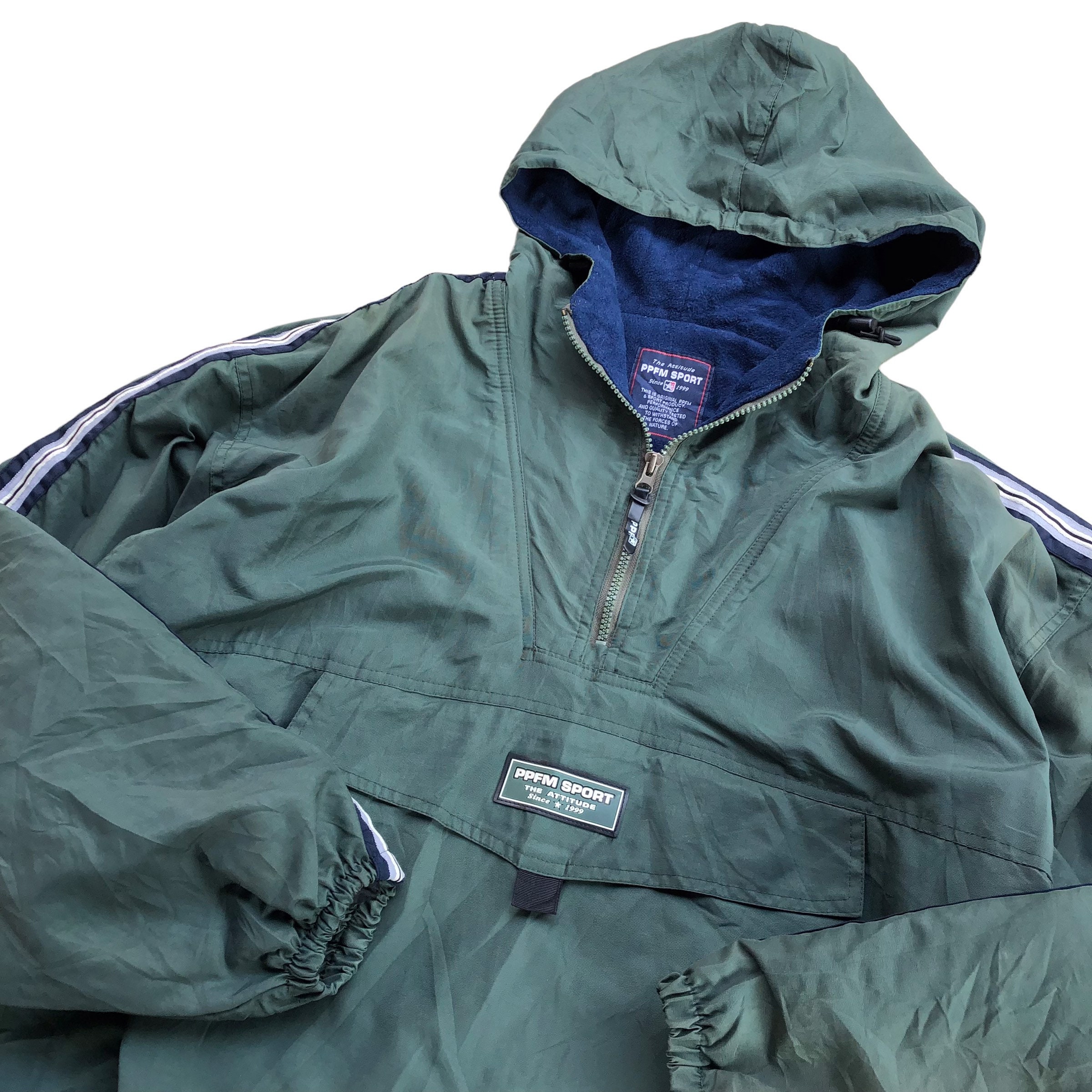 【COMME CA ISM】archive Zip Up Jacket PPFM Comme Ca Ism Chore Jacket Black Faded Style Jacket Coat