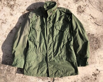 Vintage Alpha Industries Us Military M65 Jacket Size Medium 