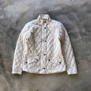 Barbour cream jacket new arrivals