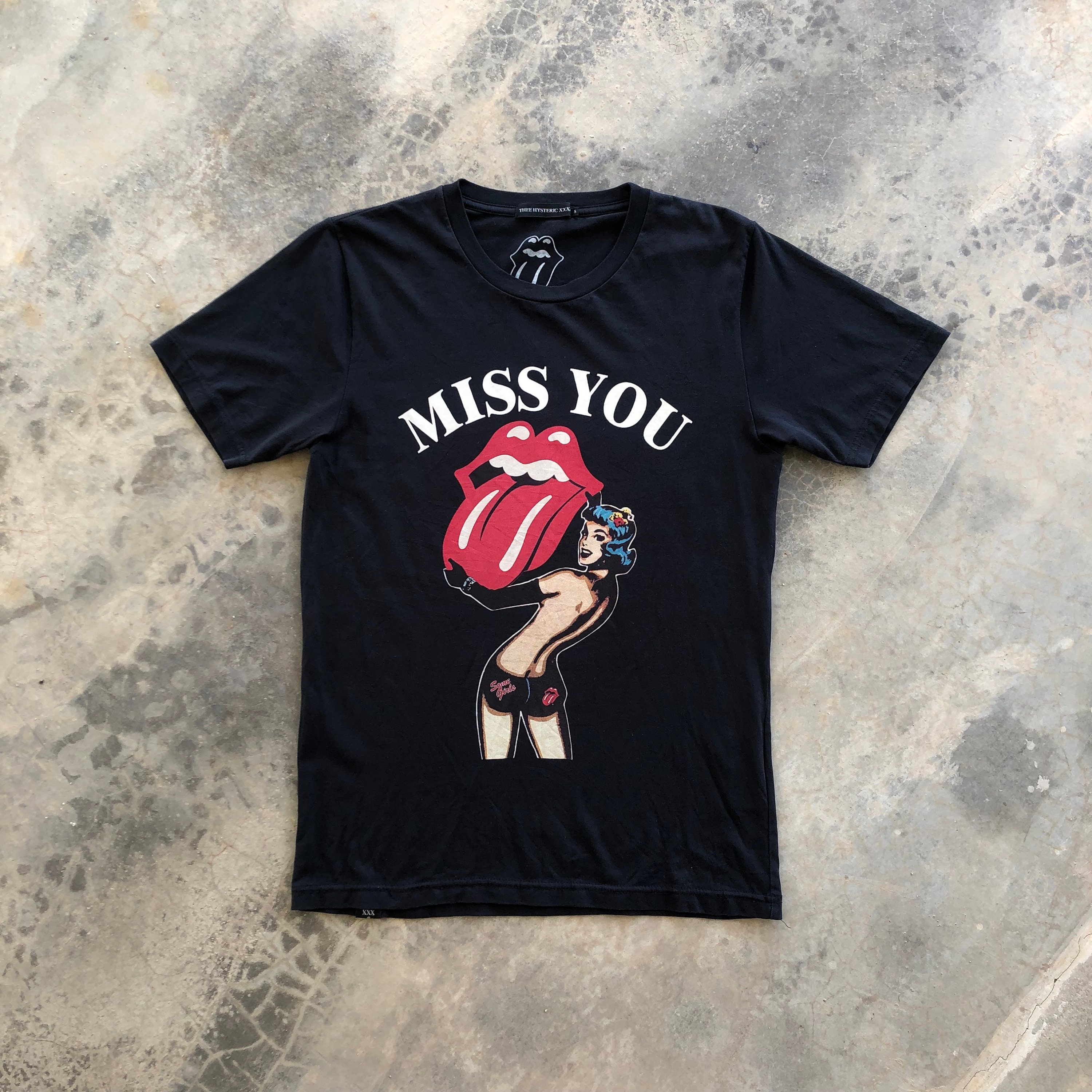 HYSTERIC GLAMOUR 30th Anniversary ROLLING STONES One Size Sucking 