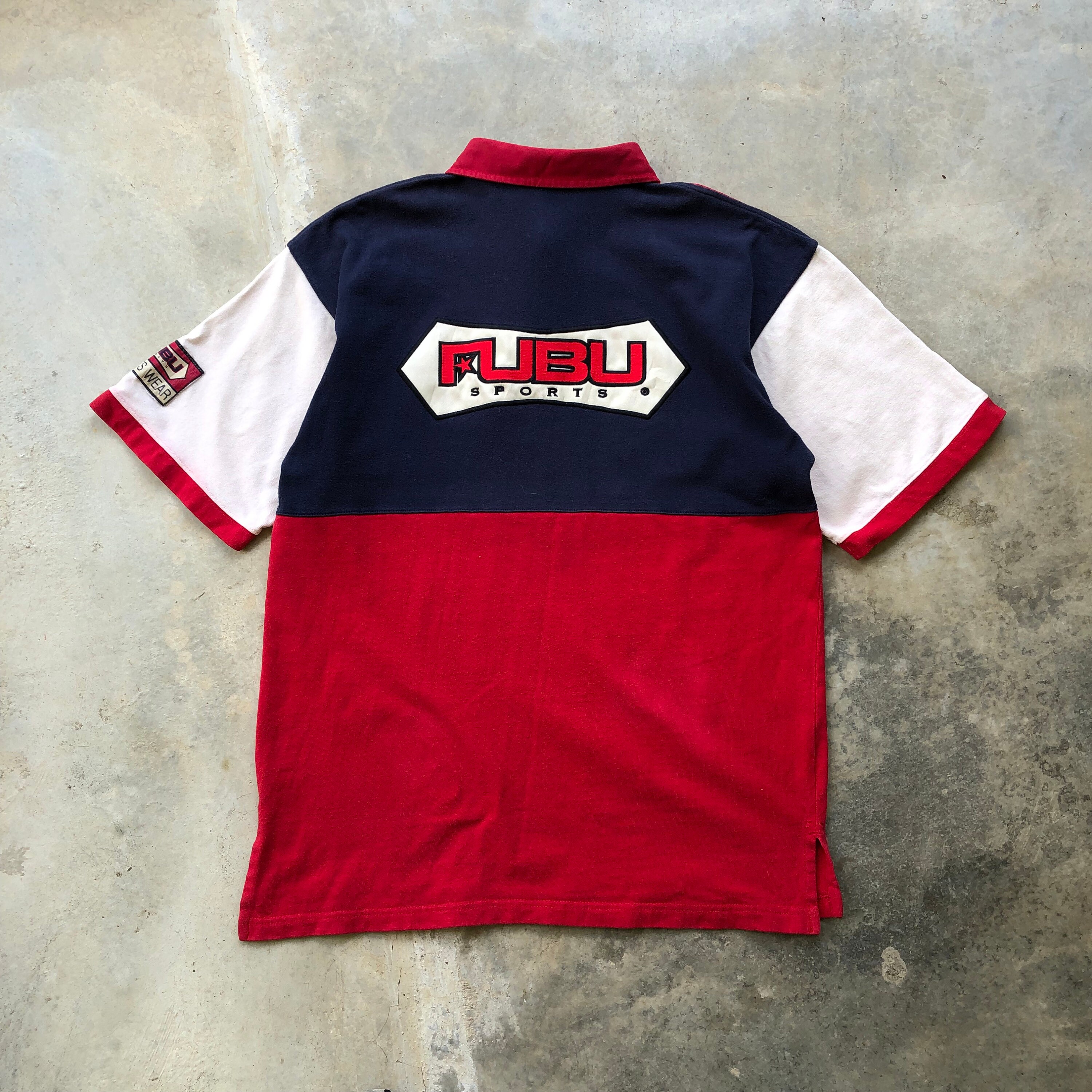 FUBU Sports Wear Tricolor Polo Shirt #790 - Etsy