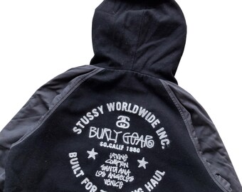 stussy burly gear USA製　80's fullzip Stussy 80s jacket - Gem