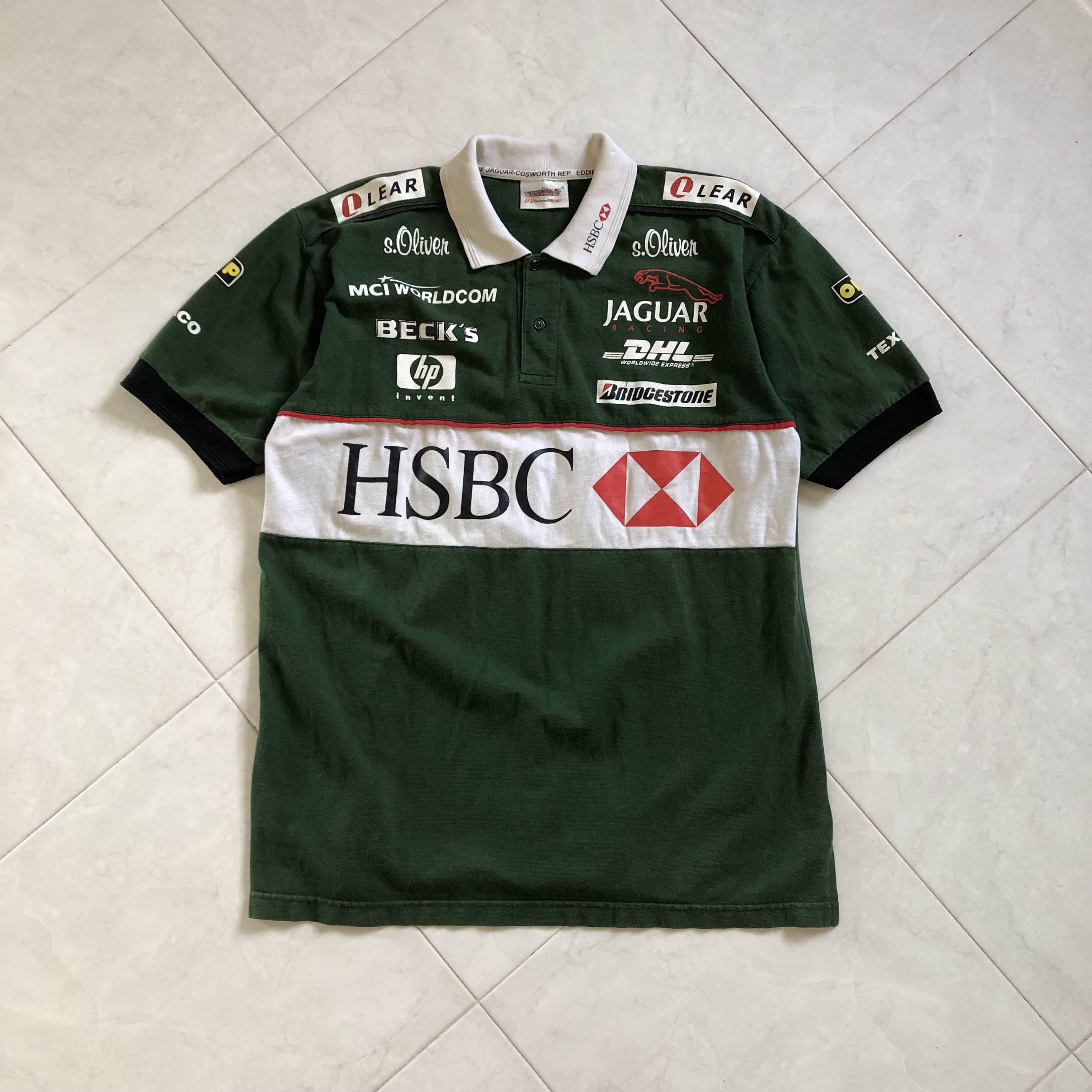 JAGUAR Formula One Racing by Eddie Irvine Polo Shirt 1282 Etsy