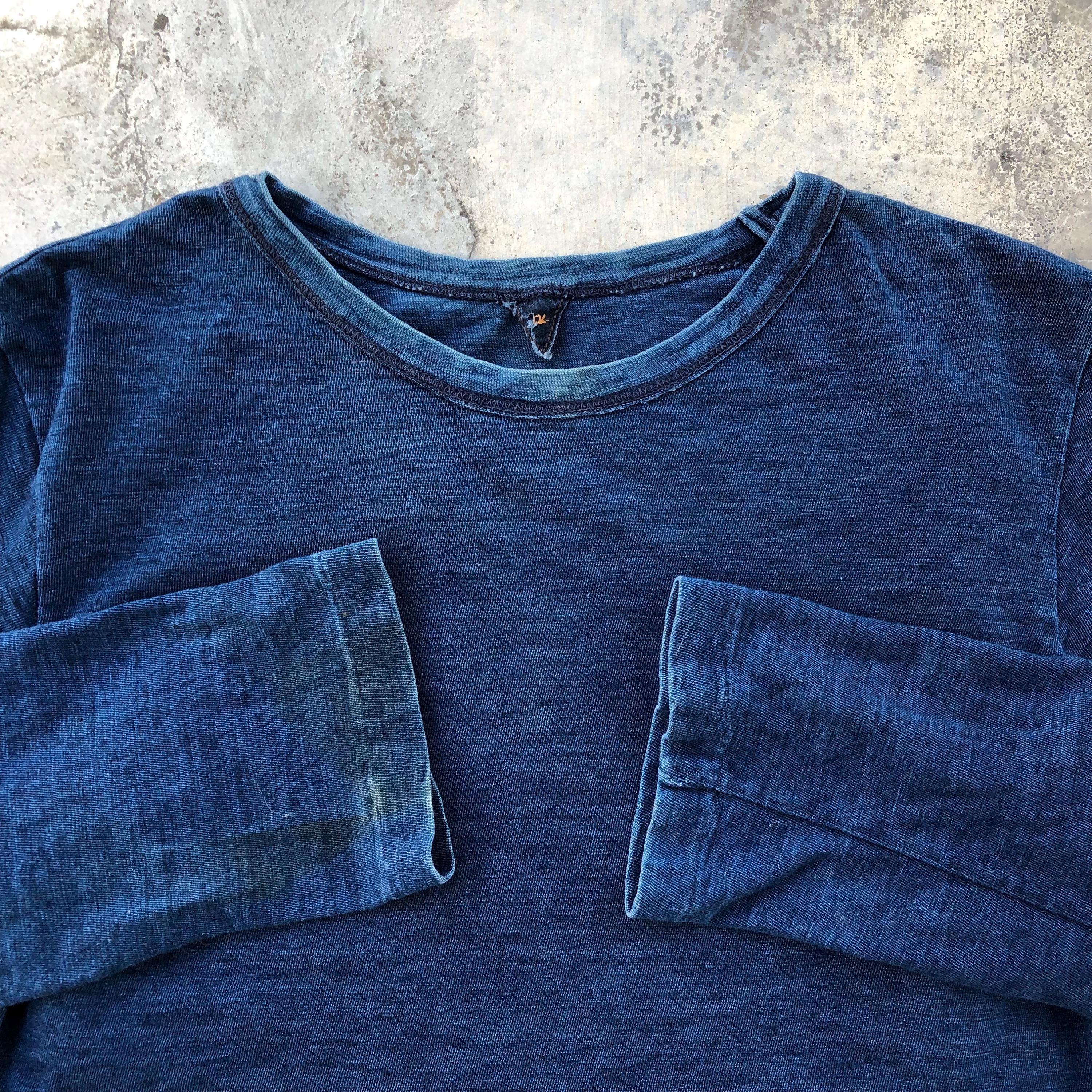 45RPM Cotton Denim Look Long Sleeve Shirt #2288 - Etsy
