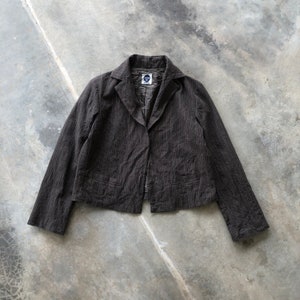 hiroko BIS ヒロココシノ レザージャケット　サイズ9 ブラック HIROKO BIS 美品 ヒロコビス ヒロココシノ KOSHINO レディース