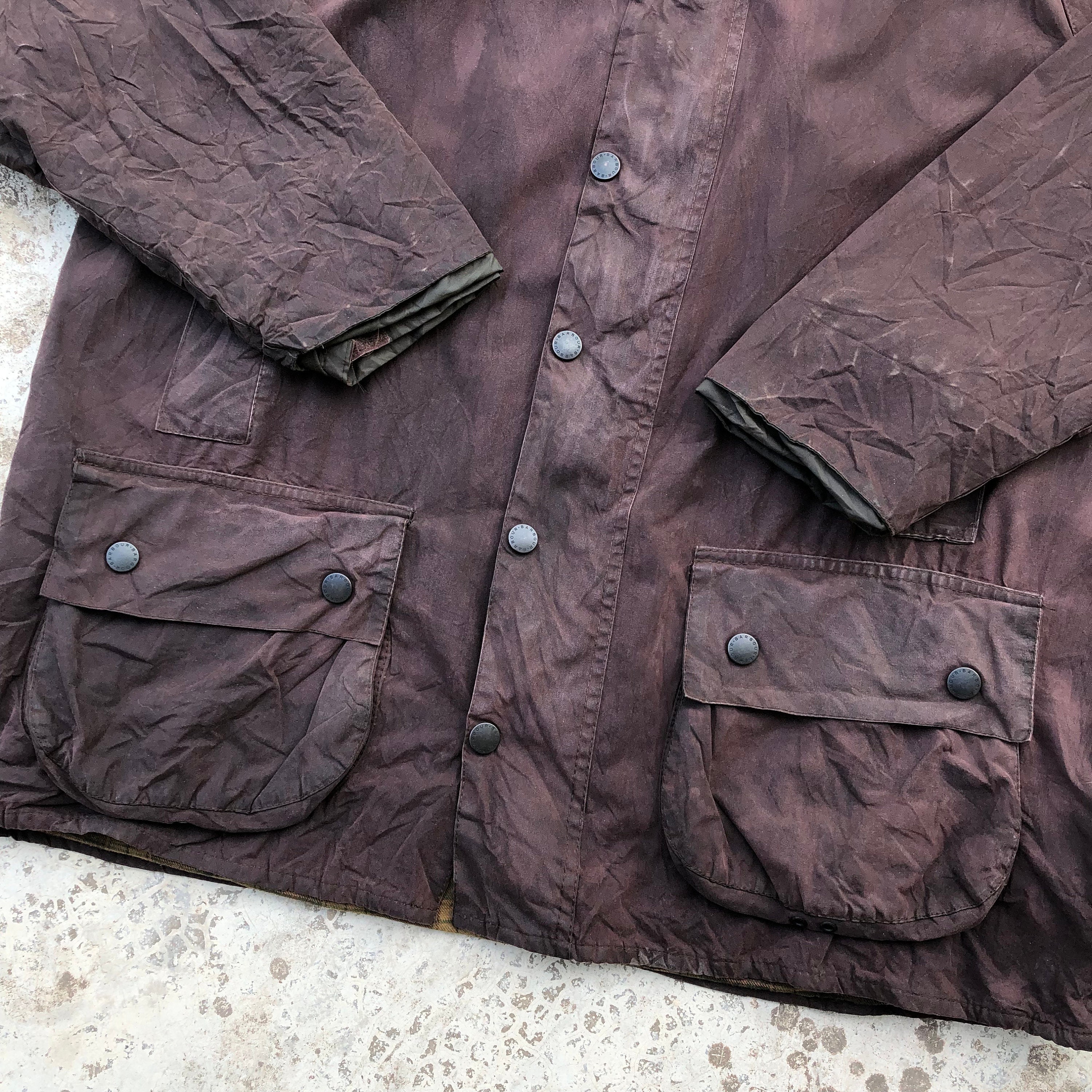 BARBOUR Beaufort Waxed Jacket #1206 - Etsy