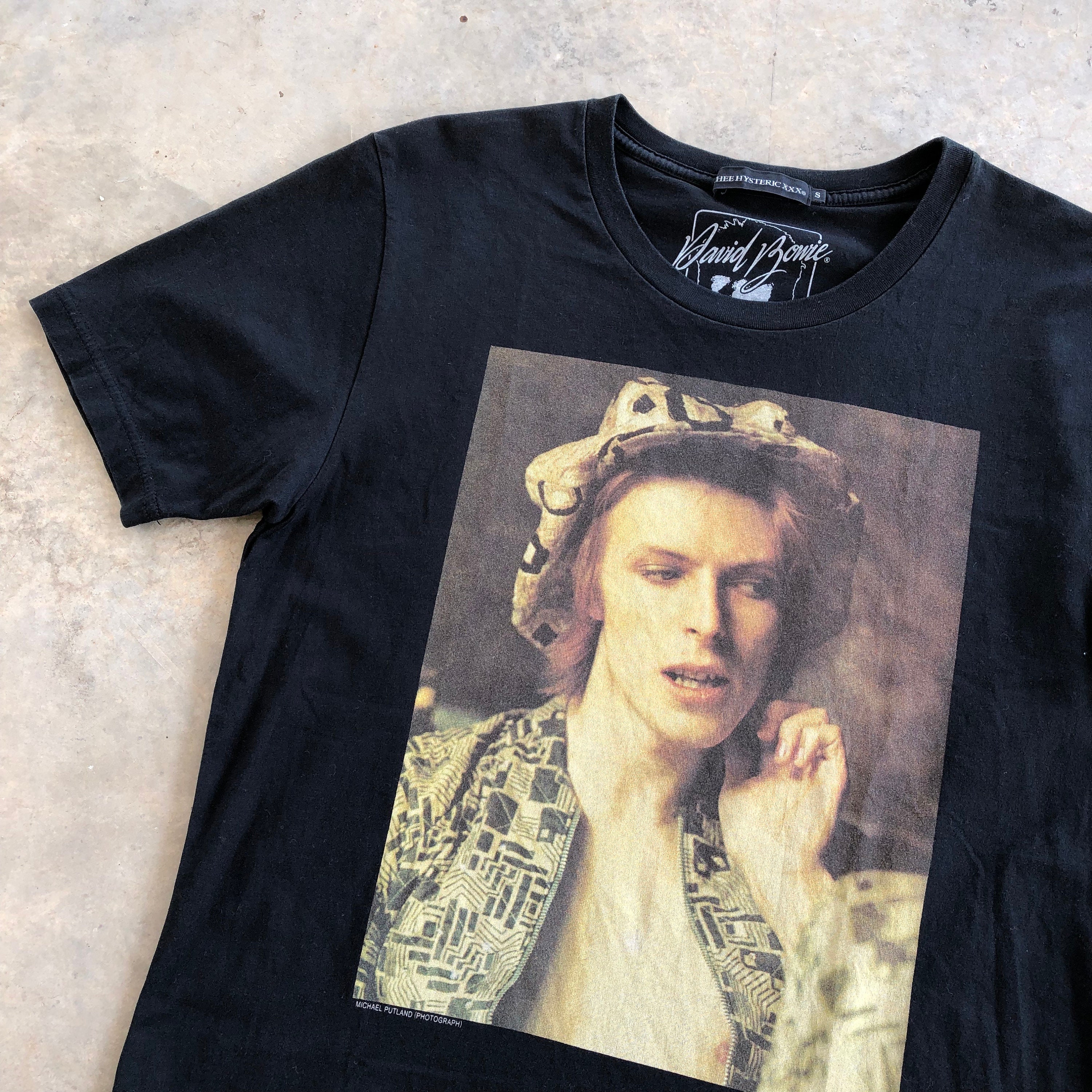HYSTERIC GLAMOUR × David Bowie Tシャツ free David Bowie Photograph by HYSTERIC GLAMOUR T-shirt #1126 - Etsy