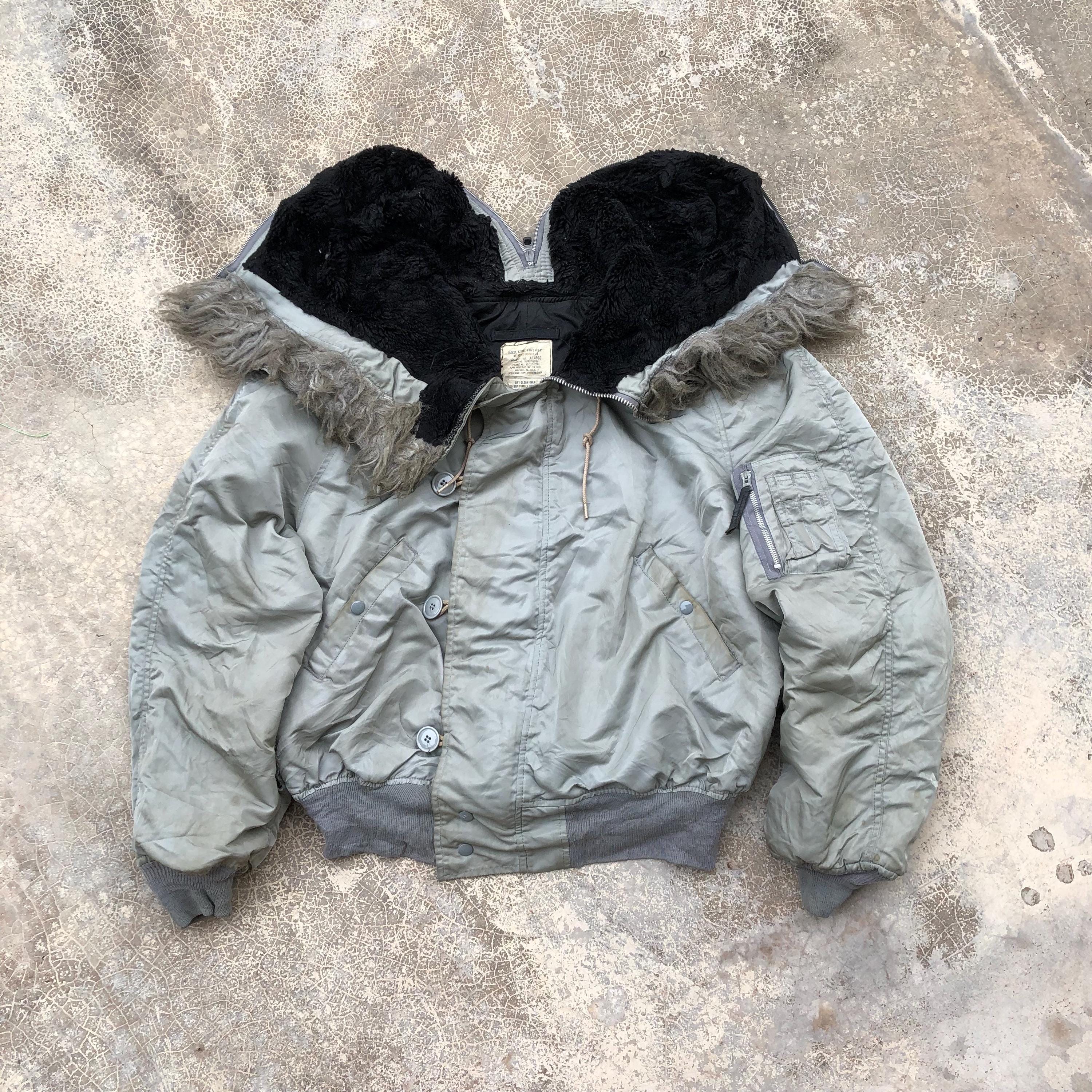 ALPHA INDUSTRIES N-2B Attached Hood Flight Jacket #1416 - Etsy ALPHA INDUSTRIES N-2B Attached Hood Flight Jacket #1416 - Etsy