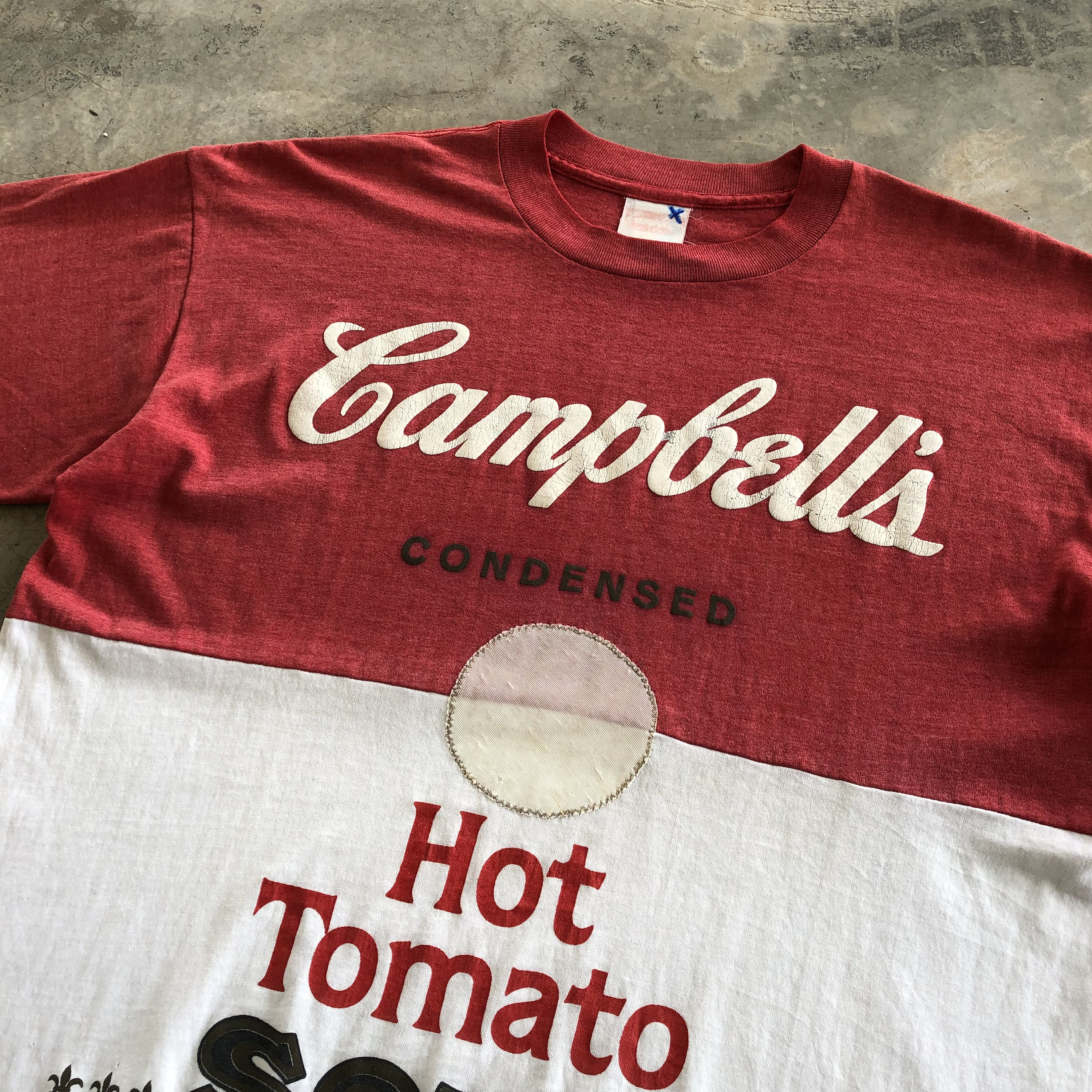 vintage Campbell Soup パロデイ Tシャツ ヴィンテージ 90s vintage Campbell soup Tshirt L – NO BURCANCY