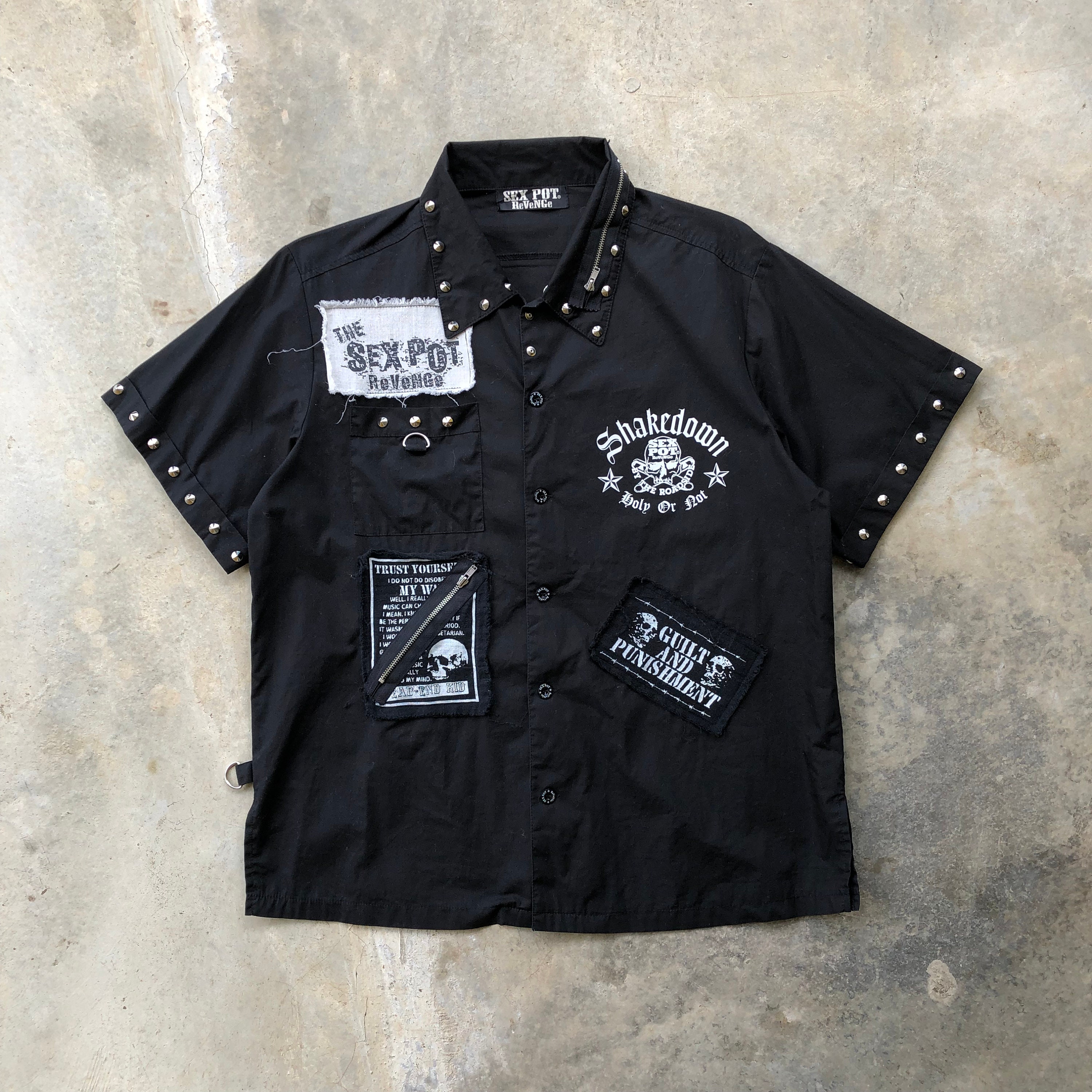 SexPot Revenge トップス Sex Pot Revenge Punk Power by the Roadside Tshirt/ Small