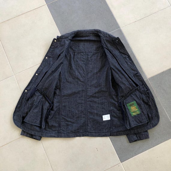 【メール便不可】 Denim Black HOMME 291295 Button Etsy - #1425 Jacket ジャケット・アウター