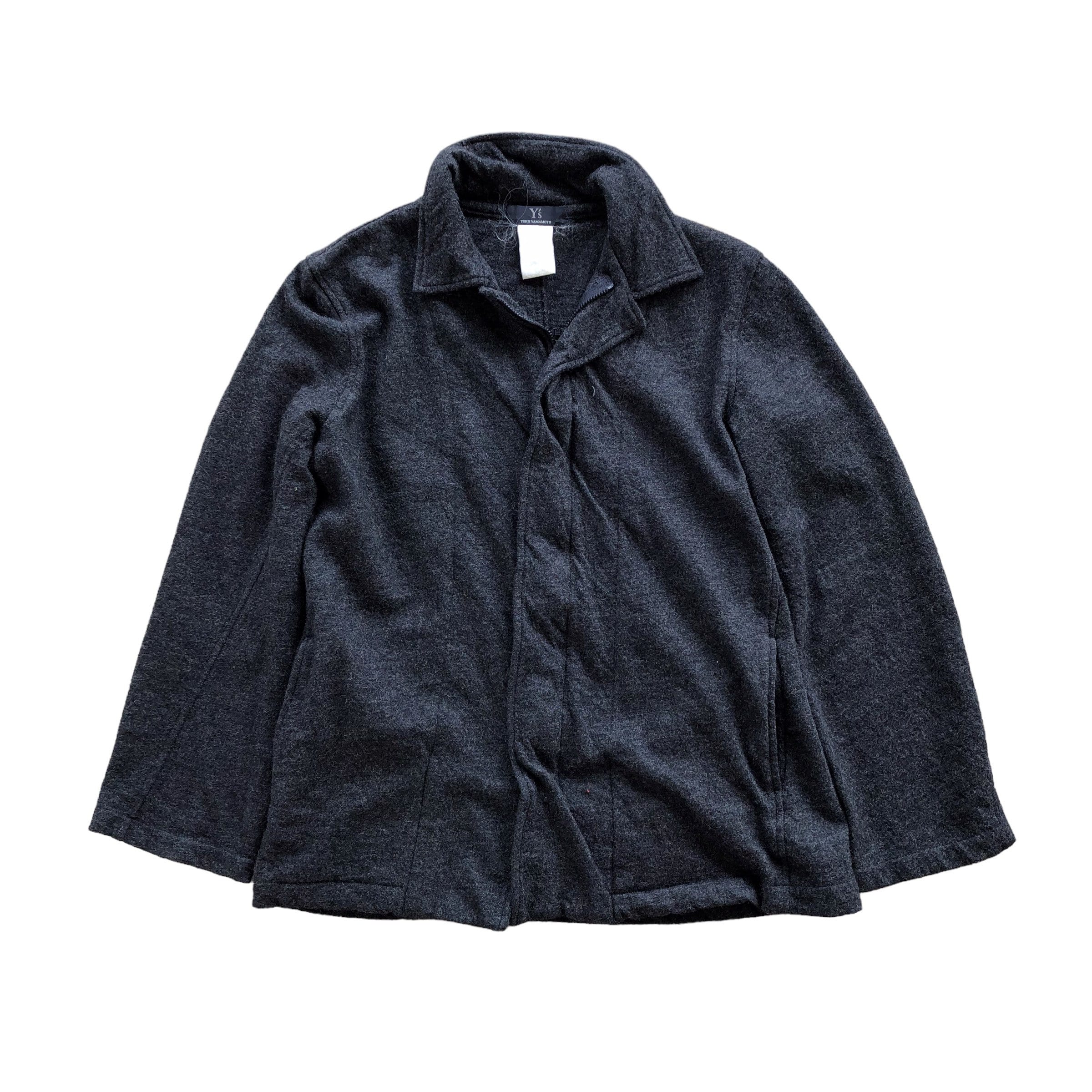 y’s for men 90‘s zip jacket A-Zipper Blouson in Black – SVRN
