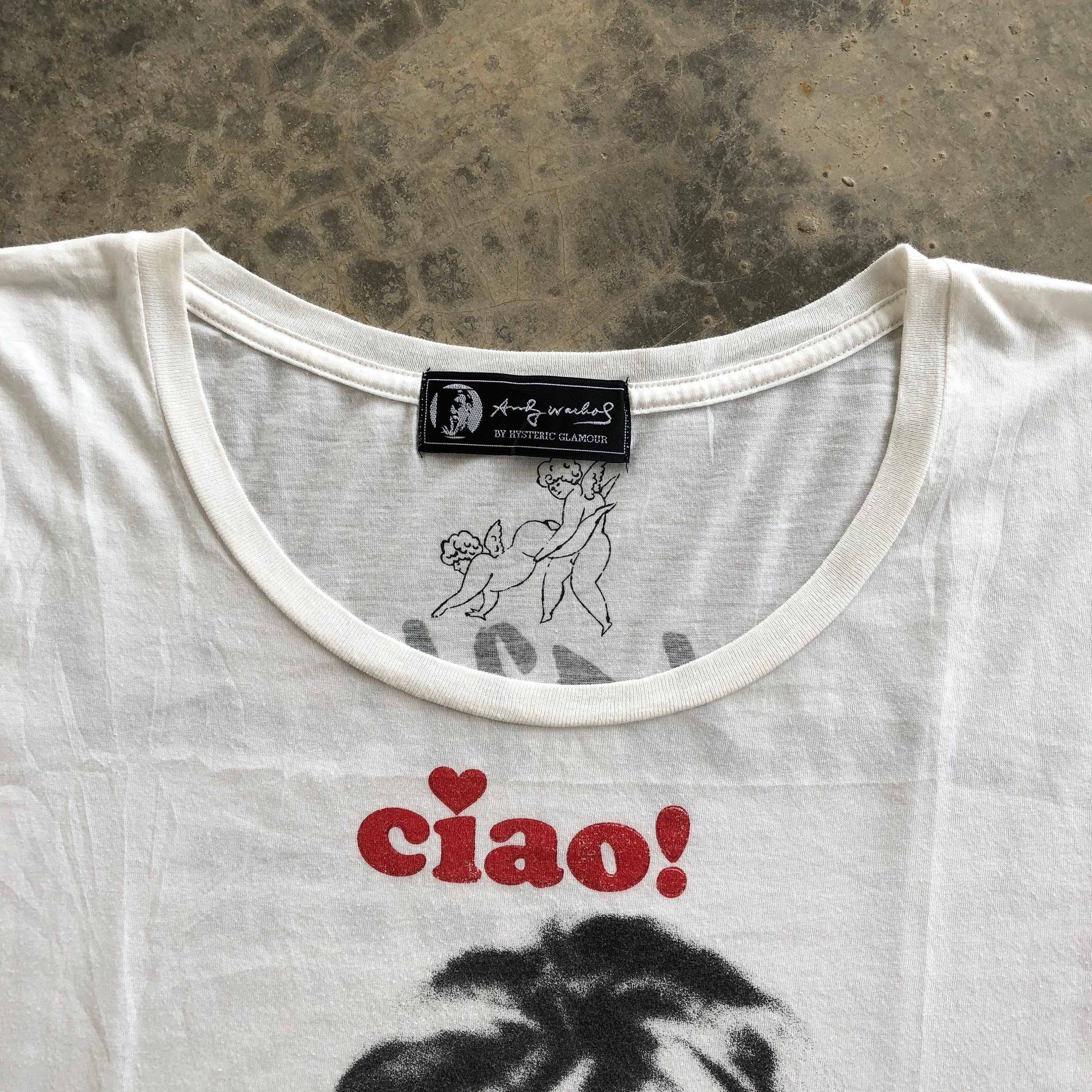 HYSTERIC GLAMOUR×Andy Warhol×basquiat T Hysteric Glamour Andy Warhol x Jean Michel Basquiat x ut Art