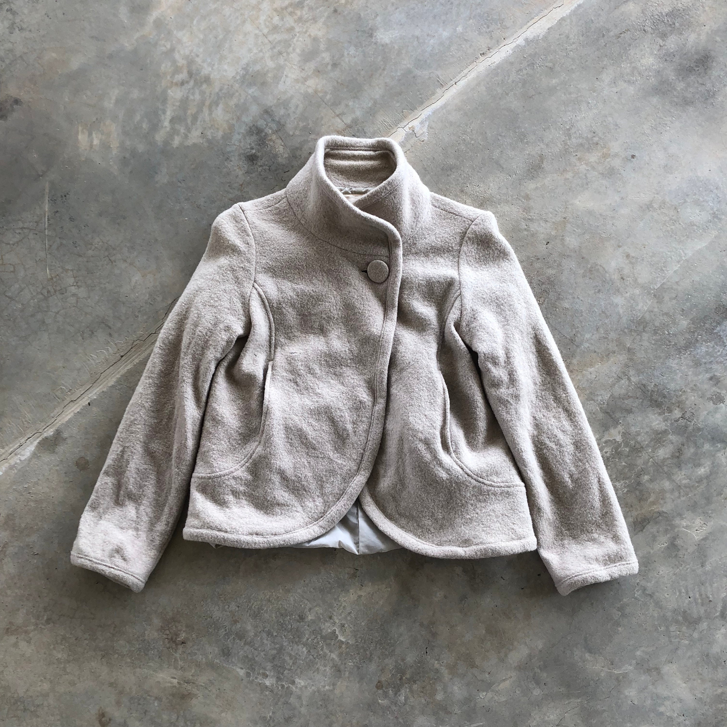 RAY BEAMS Japanese Fashion Wool Crop Top Coat #1107 - Etsy