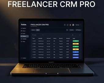 Notion CRM for Freelancers | Client Management & Project Pipeline Dashboard
