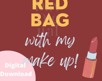 Bring Me My Red Bag With My Make Up Anfisa Jorge 90 Day Fiance Digital Art Print