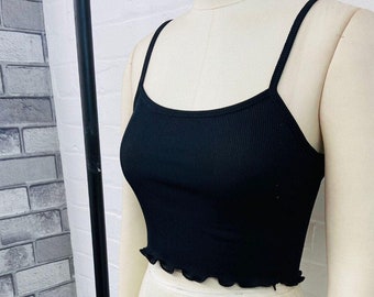 Ladies Black Crop Top