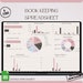 Easy Bookkeeping Spreadsheet, Small Business Bookkeeping, Basic Revenue & Expense Tracker Google Sheets, Small Business Bookkeeping Template 