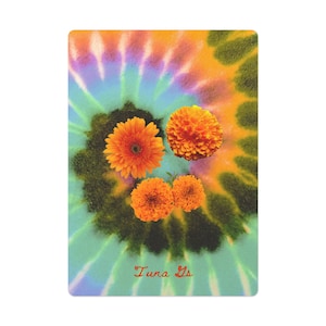 ORANGE FLOWERS Playing Cards